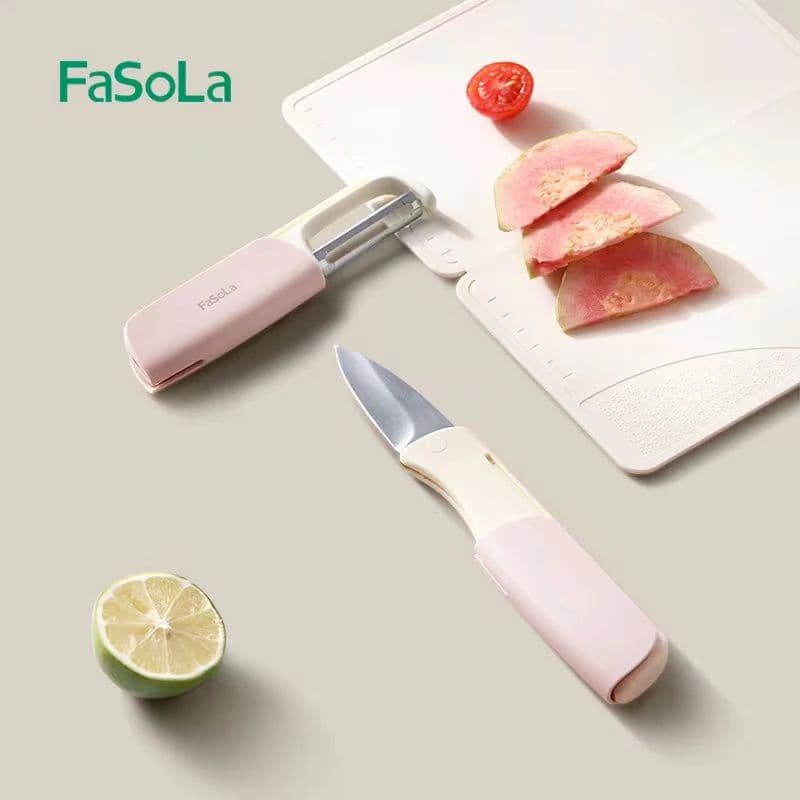 FaSoLa Multi Fruit Peeler Fruit Knife | 2-in-1 Kitchen Innovation