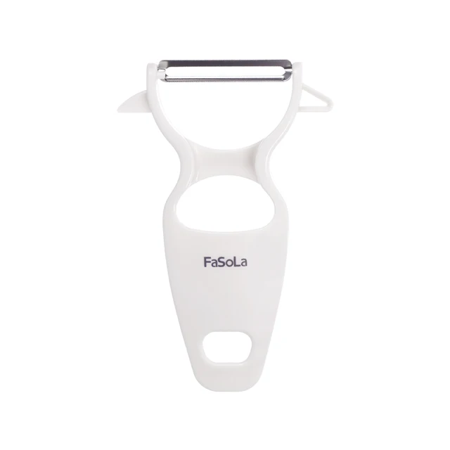 FaSoLa Multifunctional Plastic Planer Cutter Knife White 12.8*8*1.2cmX2Pack