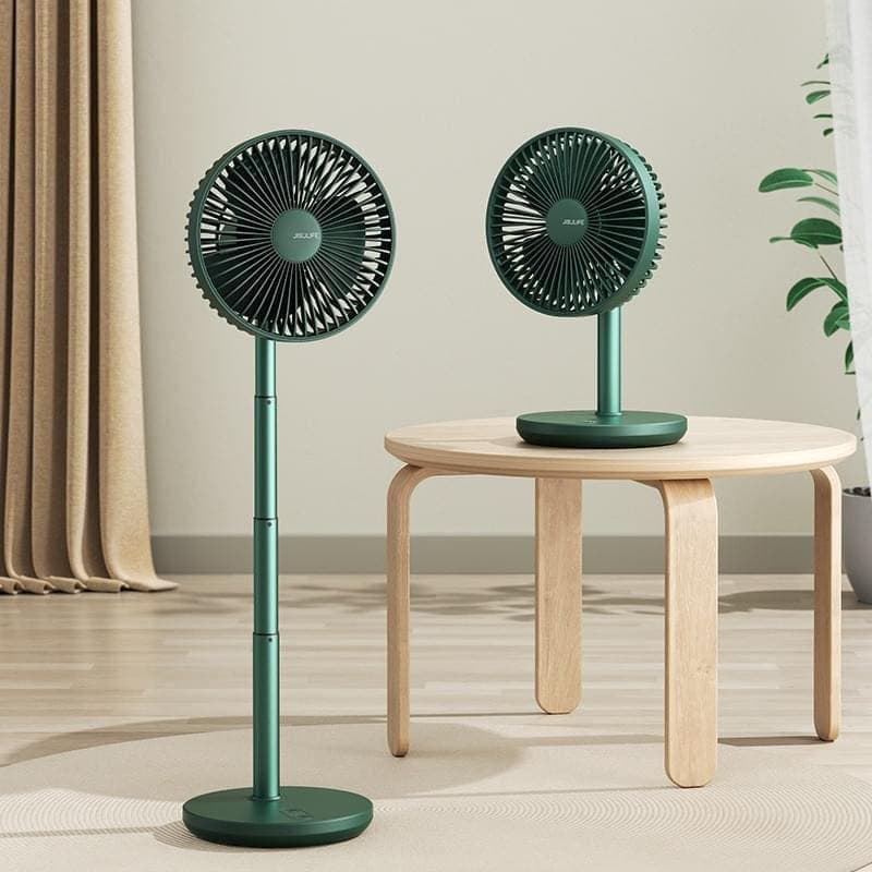 JISULIFE FA13P Desk Fan 8000mAh-Portable and Quiet Desk Fan White