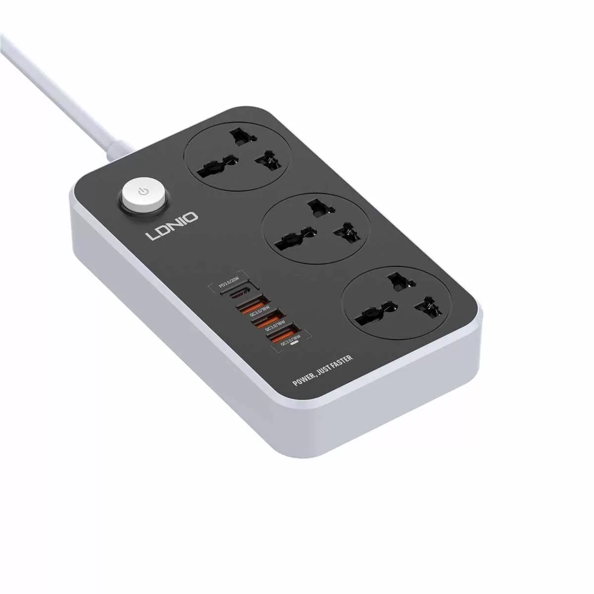 LDNIO SC3412 Power Strip - Versatile Surge Protector