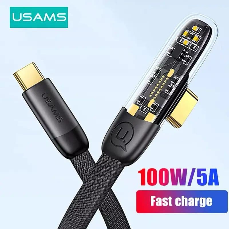 USAMS 100W PD Gaming Cable: Power Up Your Gaming Experience